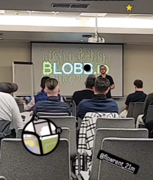 Les amis, Aujourd’hui, c’était une conférence autour du projet @blobb_io Très intéressant d’en apprendre plus sur ce nouveau projet et son écosystème. Je vous sors un thread demain dessus 👁️ (PS : Félicitations à @FlowRent_21M pour le projet)