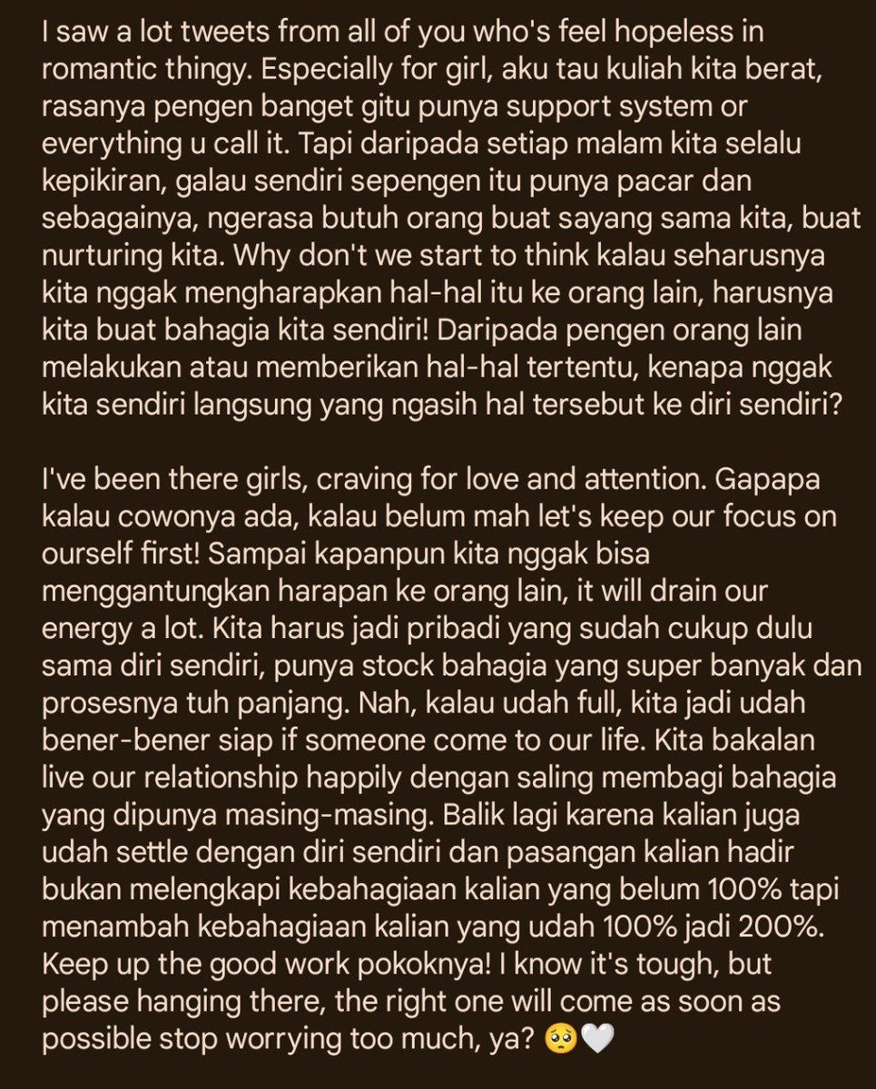 Late night reminder for my girlies 🧚🏻✨🌷 luv