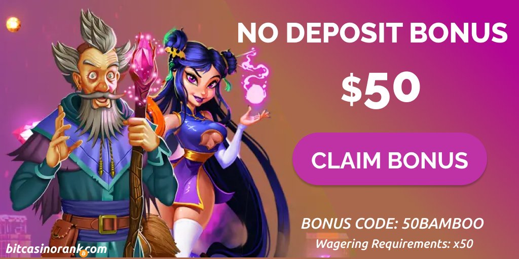 bitcasinorank's tweet photo. 🔥We have achieved the best offers for our readers! No deposit bonus for registration $50 at BoVegas Casino  https://t.co/dm0cmW9ydk 

✅BONUS CODE: 50BAMBOO

#nodepositbonus #casinobonus #BONUS #onlinegambling #OnlineCasino #gamingcommunity  #slot #bitcasino #nodep #casino #BTC https://t.co/MZYTH0BCDL