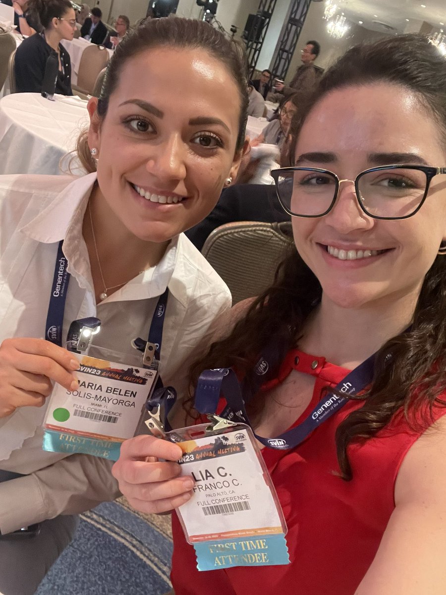 First time attendees and Ecuadorian 🇪🇨colleagues 😎😎@mabelensolisma #SVIN23