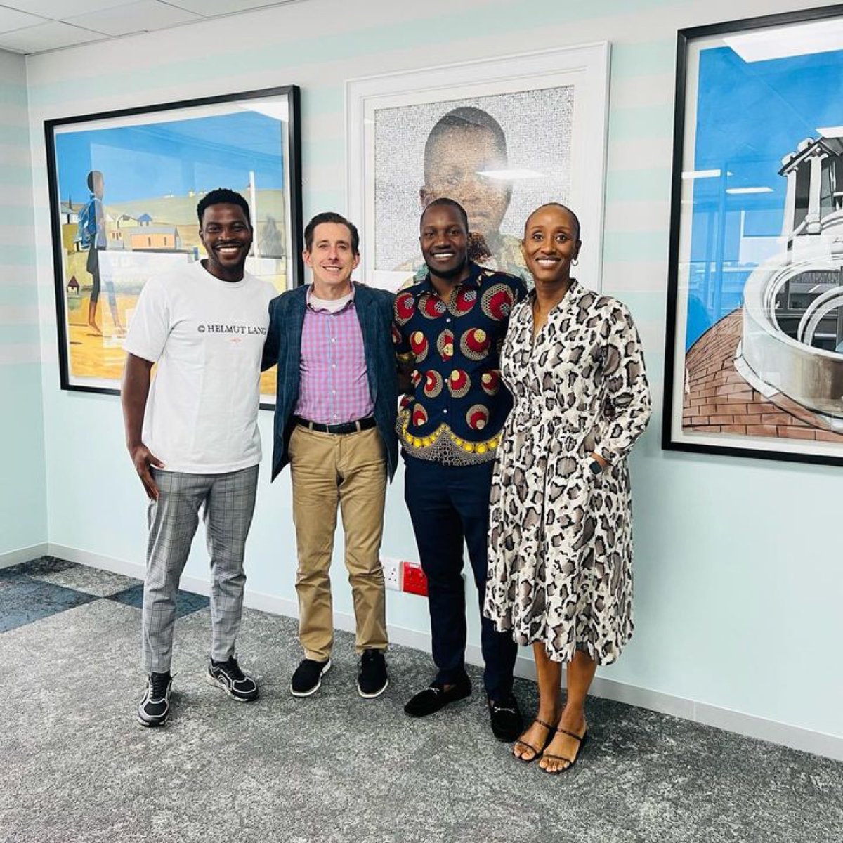 MelvynLubega's tweet photo. Professor Gompers said it well: “The way we transform countries is through the grit and passion of entrepreneurs. That’s the way we raise economic well-being and increase standards of living.
#FromAfricaToTheWorld
#SharingLessons
#GainingNewPerspectives
#AfricanChild
#100000Jobs https://t.co/ByODYjCbgK