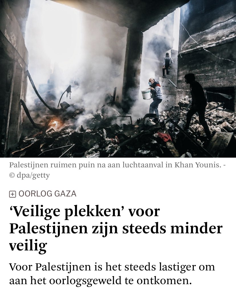 Op een bepaald moment moet je de vraag stellen: zijn we hier getuige van een Gaza-genocide?
En dan moeten we ook de vraag stellen waarom er niet gesproken wordt over economische sancties tegen Israël? We deden dit (heel terecht) heel snel tegen Rusland.