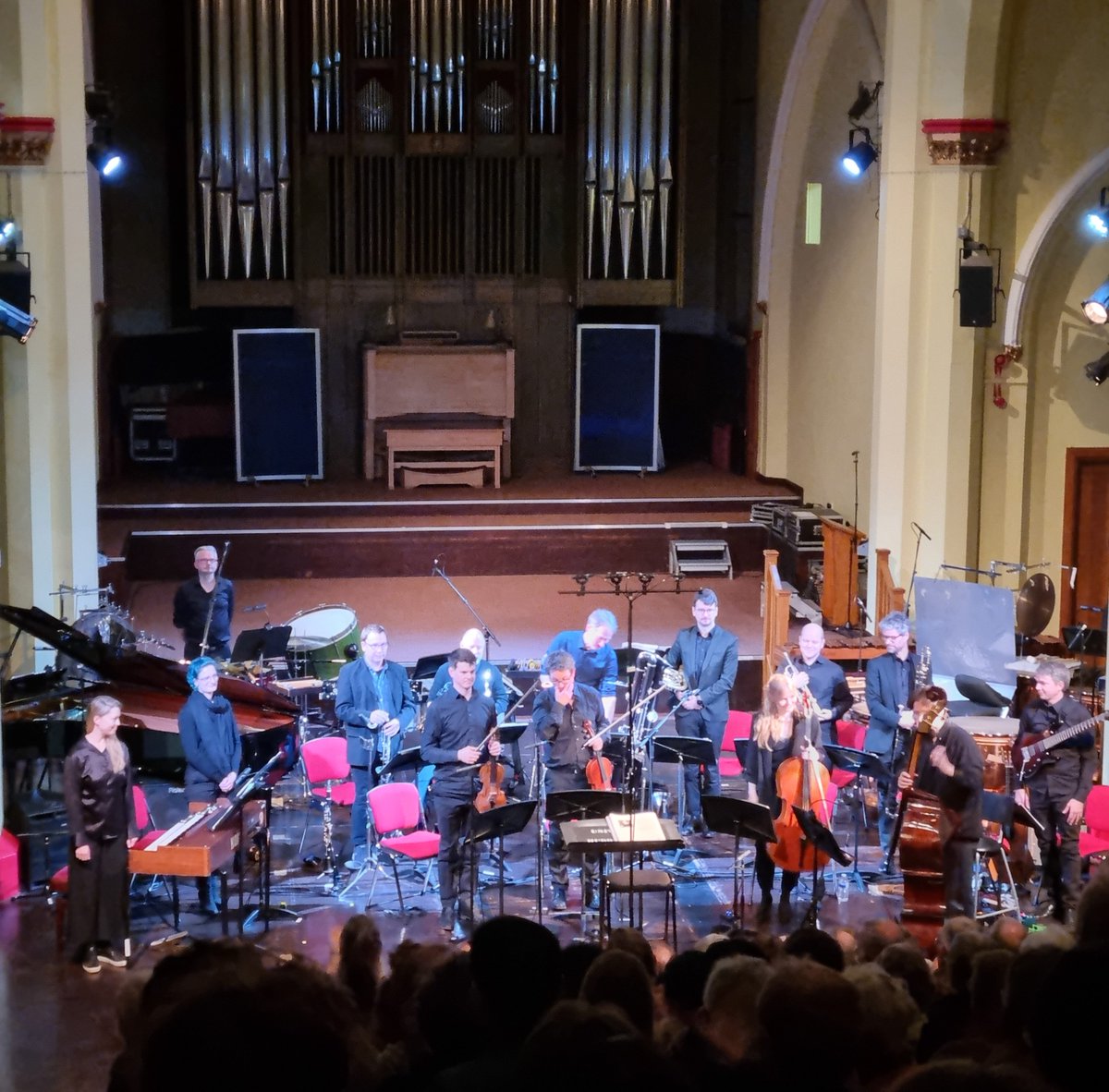Delighted to be at <a href="/hcmfuk/">hcmf//</a> with <a href="/CMCIreland/">CMC Ireland</a> as a delegate with support from <a href="/cultureireland/">Culture Ireland</a>. A fantastic concert from Oslo Sinfonietta this afternoon 👏