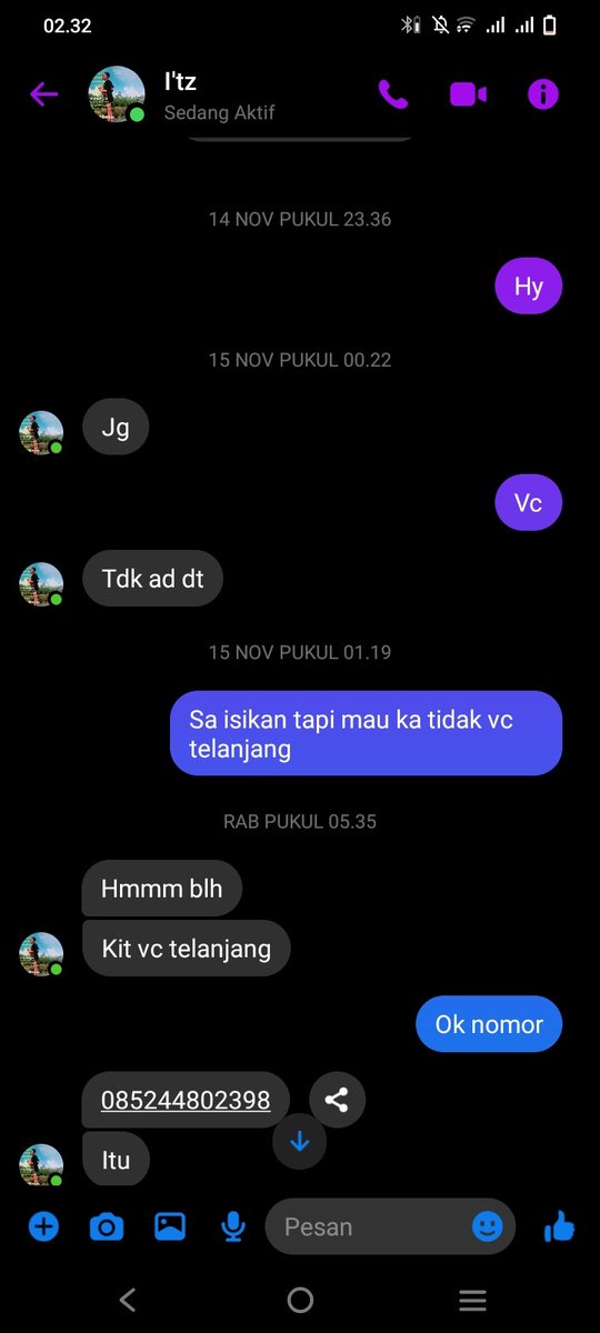 tumpahdalamm's tweet photo. Nama FB, WA Lengkap itu gas😋 https://t.co/Bs30pOGen8
