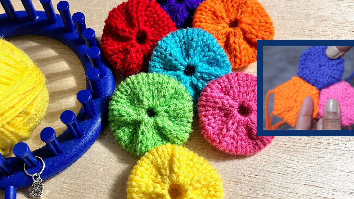 LoomaHat's tweet photo. LOOM Knit Yo Yo Quilt Circles and Hexagons Step by Step Beginner Easy https://t.co/NyqJyLTjBm via @YouTube https://t.co/LGwwjhzHBZ