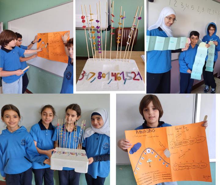 yasminbobbo's tweet photo. Grade 5 learners created and designed their own abacus for place value, snake for expanded form, puzzle for word form and hill race for rounding. #PerformanceTask @MakAishaSchool @FawziehHn https://t.co/ROg1uGtFvF
