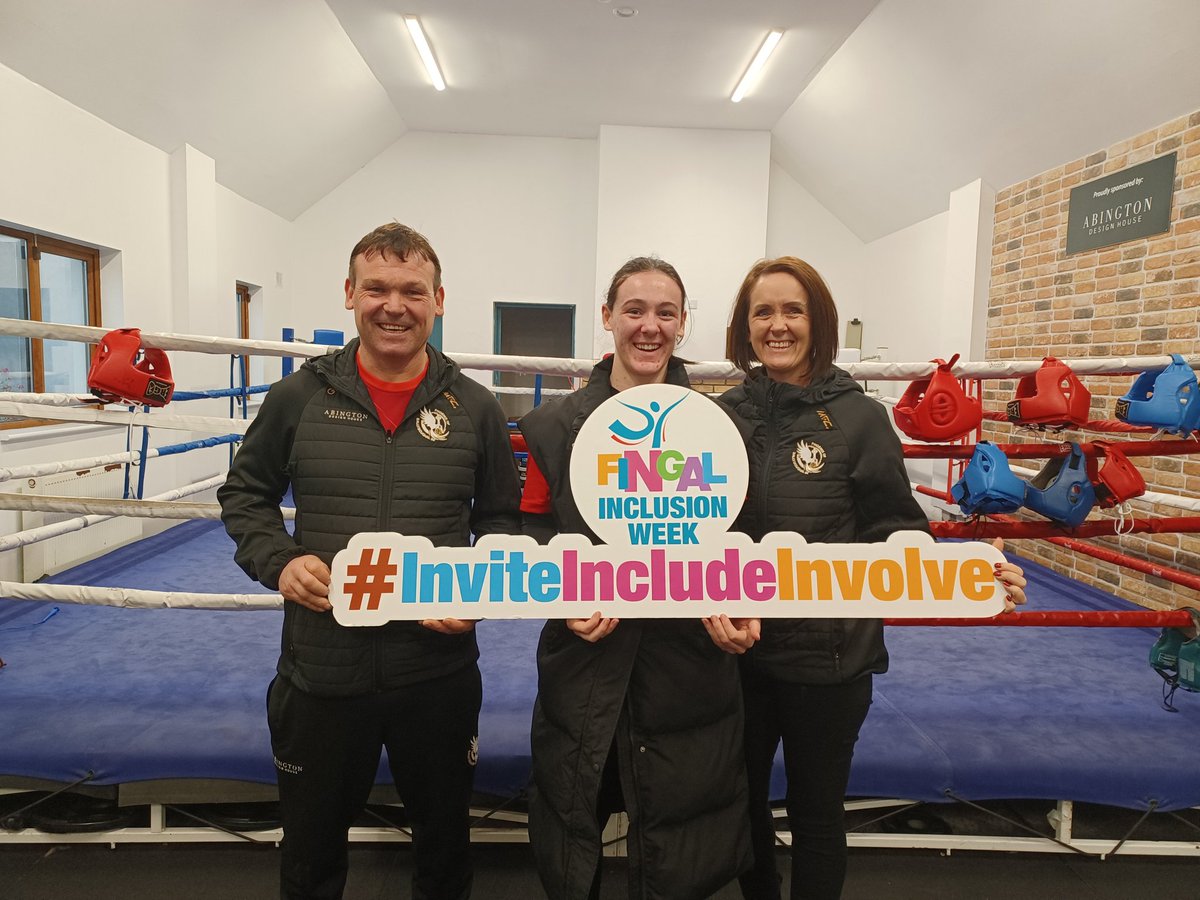 fingalcommunity's tweet photo. Thanks to the Fay family for opening their doors of their Phoenix Boxing Club today as part of Fingal Inclusion Week.The club trains children and young adults from many Fingal communities including Ballyboughal, Oldtown, Garristown, Naul, Rolestown and Lusk #inviteincludeinvolve https://t.co/sxLhskxeqW