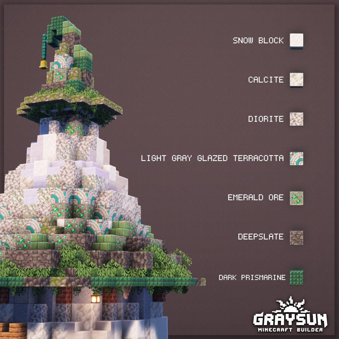 GraySun8151 on X: I designed this fantasy Pagoda and you can check more  pictures of it in the comment below! Let me know if this build inspires you  ❤️ #Minecraft #minecraftbuild  /
