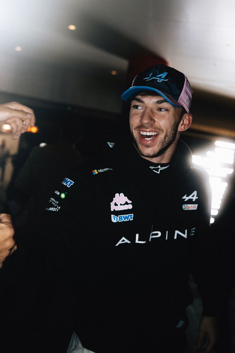 PierreGASLY's tweet photo. Starting 4th in Vegas! Amazing qualifying, thanks team for the great car.💪🏼 @alpinef1team https://t.co/afdEXbOXld