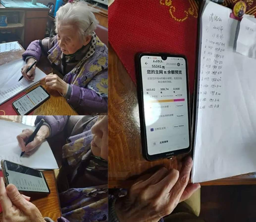 An old lady in China, when asked about Pi mining, said: Age it doesn't matter as long as you have a dream, you can transform your life as soon as possible as you dream and believe it. Congralutions and prayers.<a href="/PiCoreTeam/">Pi Network</a> <a href="/pinetworkmember/">pinetworkmembers</a> <a href="/pi2team/">Pi2Team 𝝅 🔶</a> <a href="/Pi_Spread/">Pi Spread🔥</a> <a href="/TaiBui_PiNodeVN/">Tài Bùi _ Pi Node VN</a>