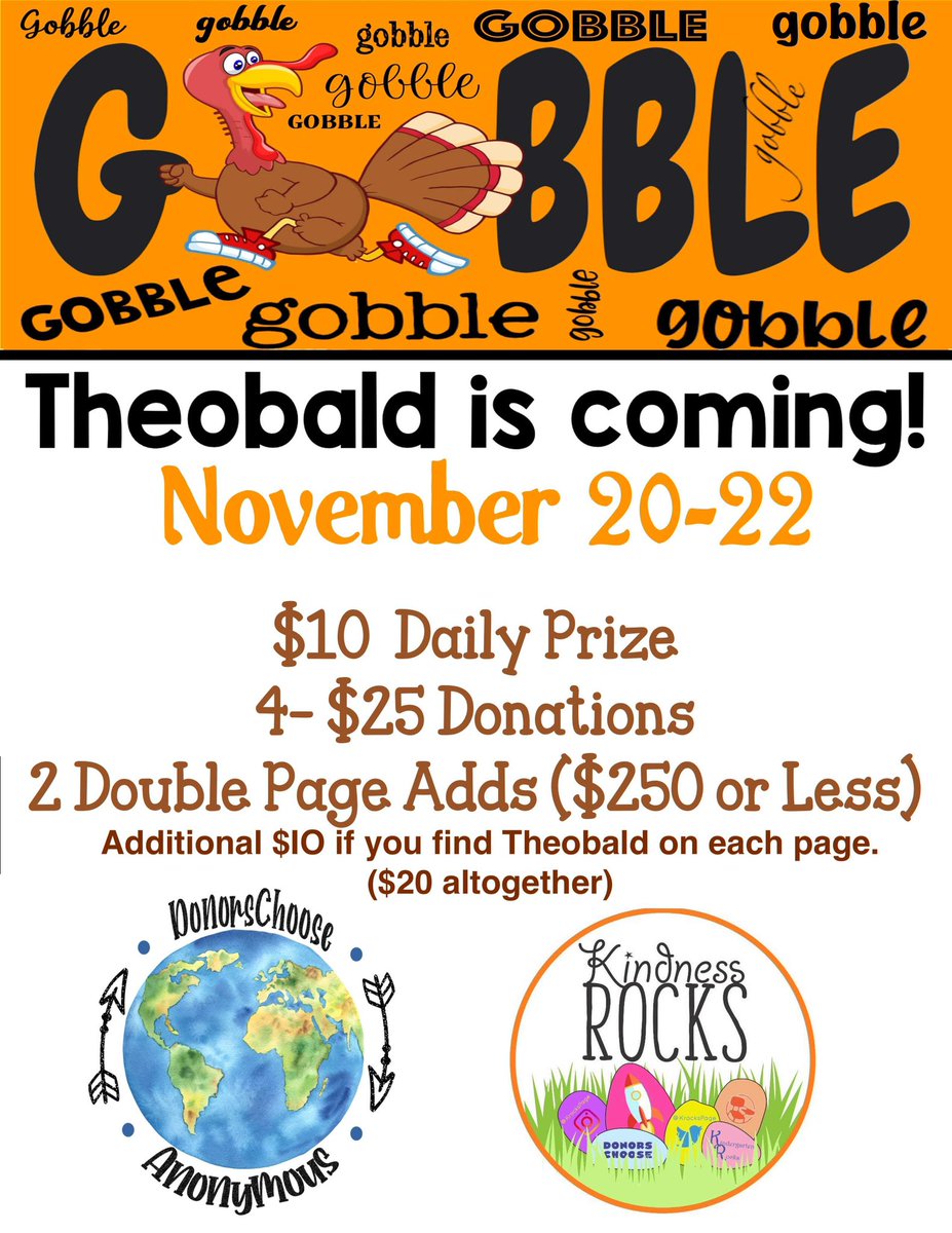 KrocksPage's tweet photo. Who is ready to help us catch Theobald in time for Thanksgiving? #DetectivesNeeded🕵️♀️ #TheTurkeyChaseIsOn🦃 @DCAGivingPage @KrocksPage https://t.co/IijEE6S92H