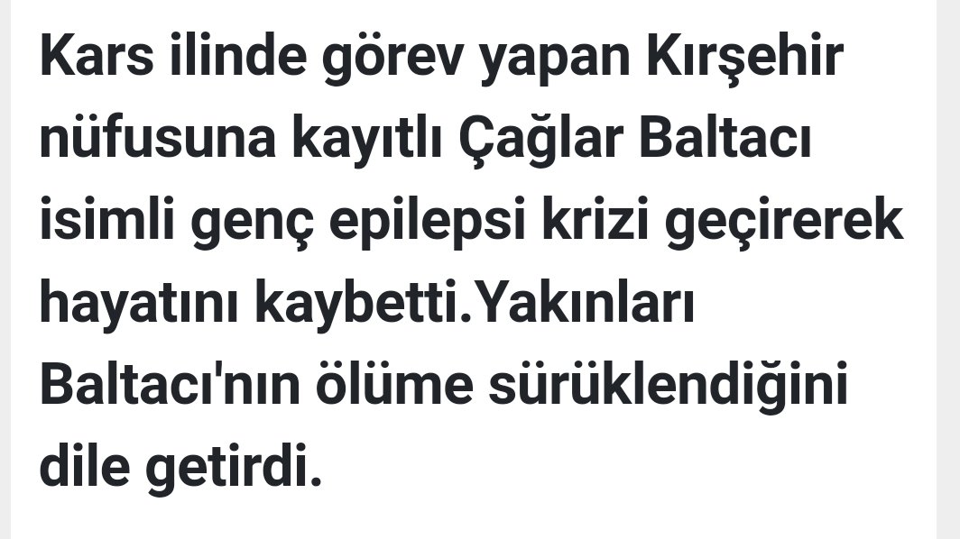 huly_eylul's tweet photo. Çağlar Baltaçı; epilepsi hastası Doktor yanlız yaşamaması gerektğini belirtmiş.
🔺️Bakanlığı'n onayı verdiği tayine Kars Defterdarı onay vermediği! Baltaçı evde yanlız epilepsi kriz geçirmiş!

Mobbing
Cinayettir!
Hak hukuk adalet!
Her gecen gün daha çok aranır oldu!

#SONDAKİKA https://t.co/MHmHyEqUzm