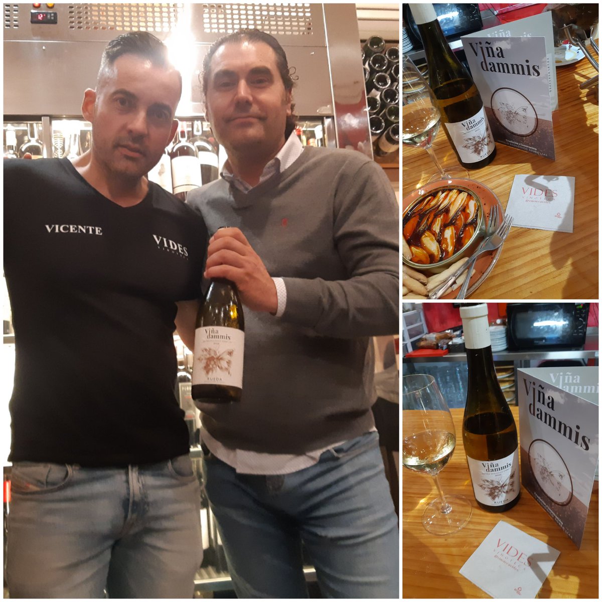 Vides Catedral del Vino con el gran Vicente al frente de un maravilloso equipo, Gracias amigos .
Viña Dammis ilussion