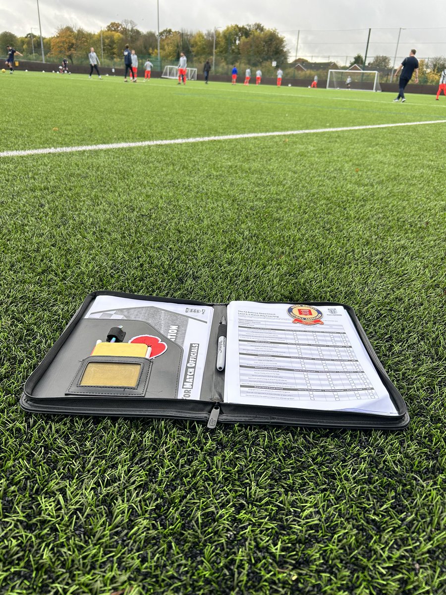 Out today helping a fellow @EssexCountyFA referee with their progression to the next step @EssexReferees #developedinessex