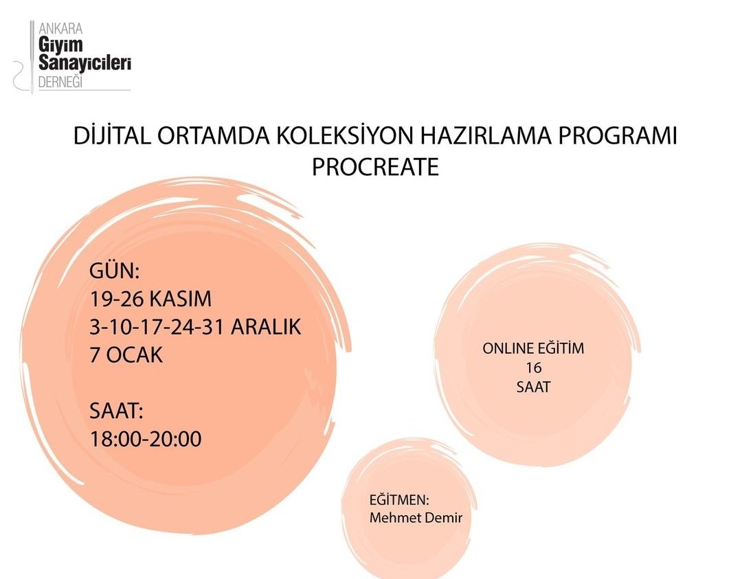 🔔Procreate dersimiz yarın başlıyor!