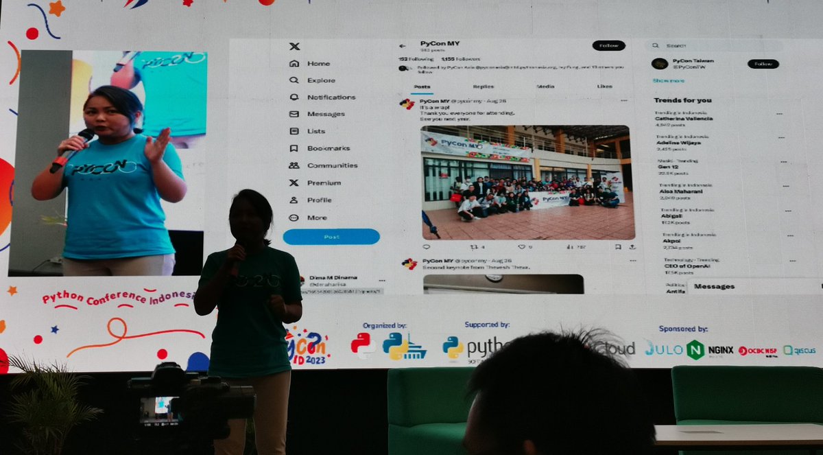 pyconmy's tweet image. Sharing about the history and activities of #pyconmy by @ivyfung81 at #PyConID2023
#pythonisfun
#pythonprogramming