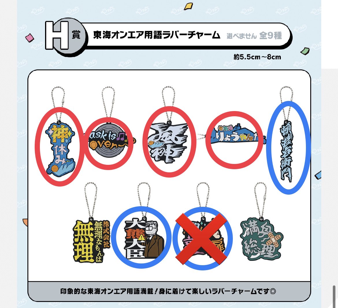 miti_radio's tweet photo. 東海オンエア一番くじ

譲)
B賞 てつや 虫眼鏡
C賞 タペストリー
D賞 10周年
その他画像参照 青丸🔵
求)
D賞にんじん
その他画像参照 赤丸🔴

郵送希望です手渡しの際は都内になります
複数個での交換の方優先させて頂きます

#東海オンエア
#東海オンエア一番くじ https://t.co/reptIOAlTk