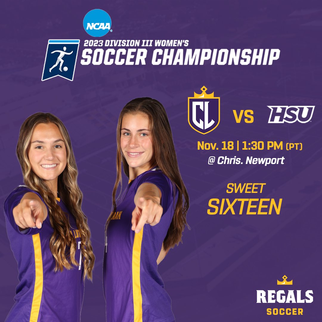 Are you ready!? Regals soccer continues its NCAA tournament run today! Cal Lutheran is hosting a watch party at Pedals & Pints in Thousand Oaks! #OwnTheThrone