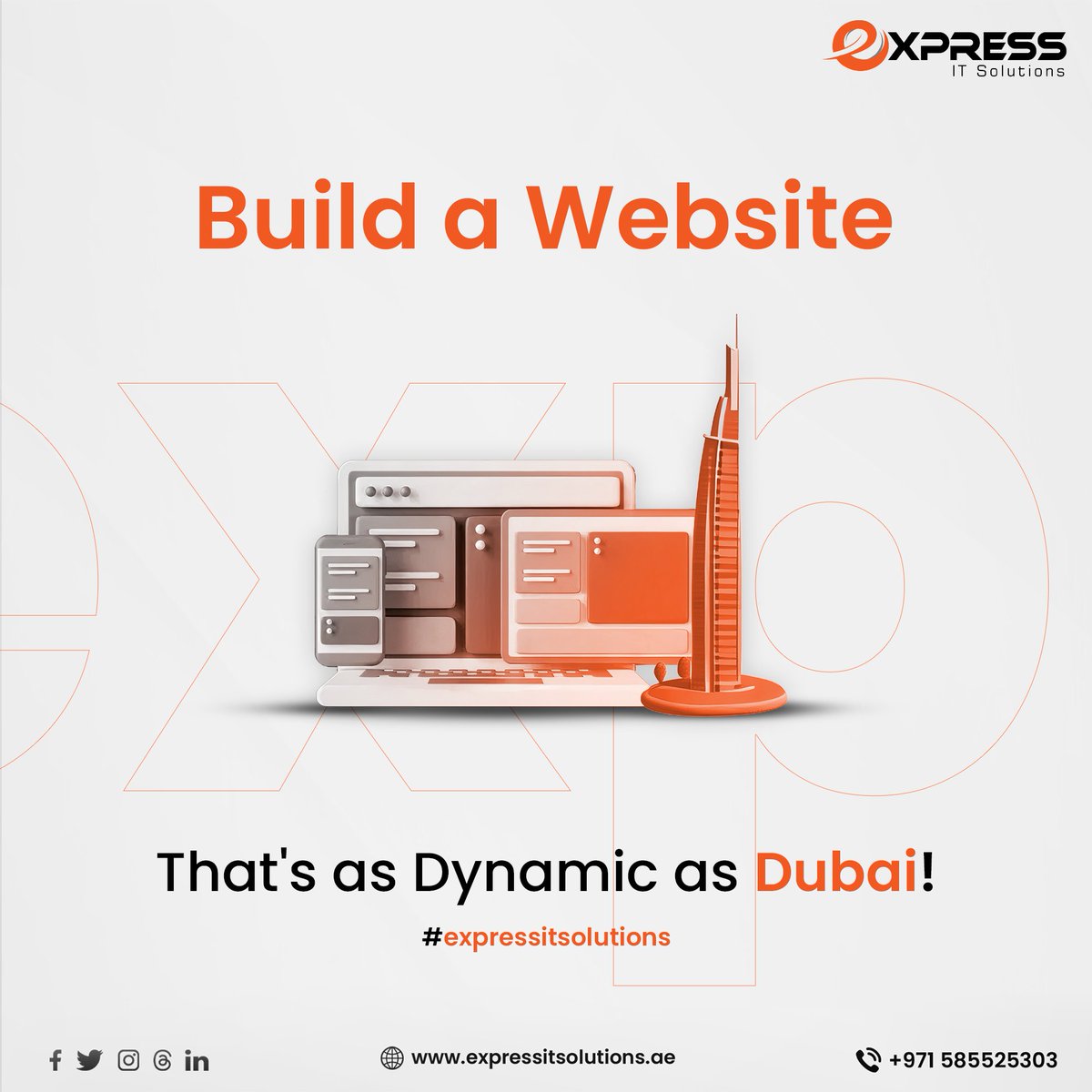 expressit_solns's tweet image. Crafting Dynamic Websites that Echo the Vibrancy of Dubai&apos;s Spirit. 🌐✨
.
#expressitsolutions #dubai #expressitwebsite #websitedevelopers #websitedevelopmentcompany