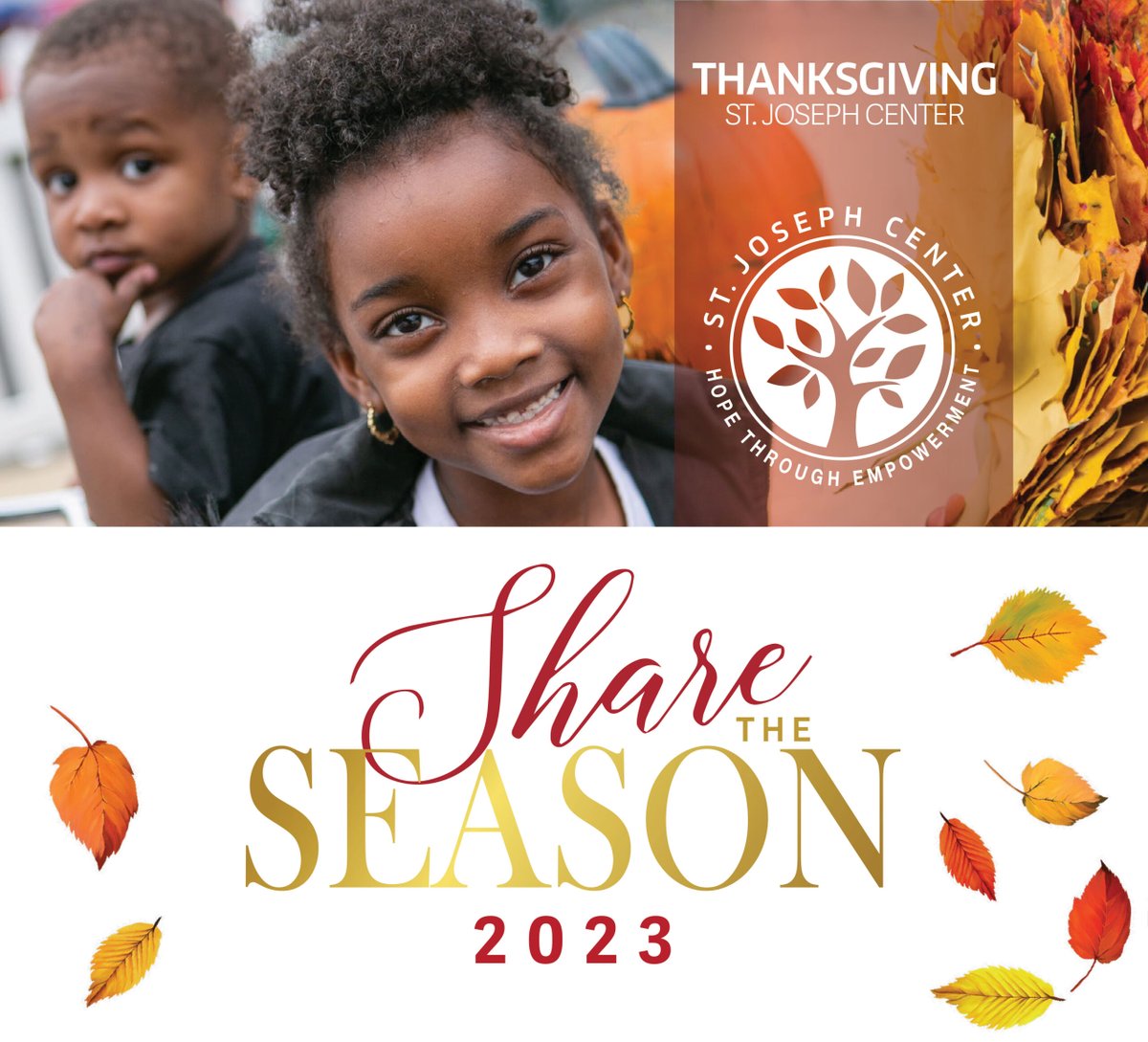 $50 feeds a family of four this Thanksgiving. My wife @MollyMcNearney and I will MATCH every donation to <a href="/StJosephCtr/">St. Joseph Center</a> &amp; bring meals to families in need. stjosephctr.org/jimmyandmollyt…