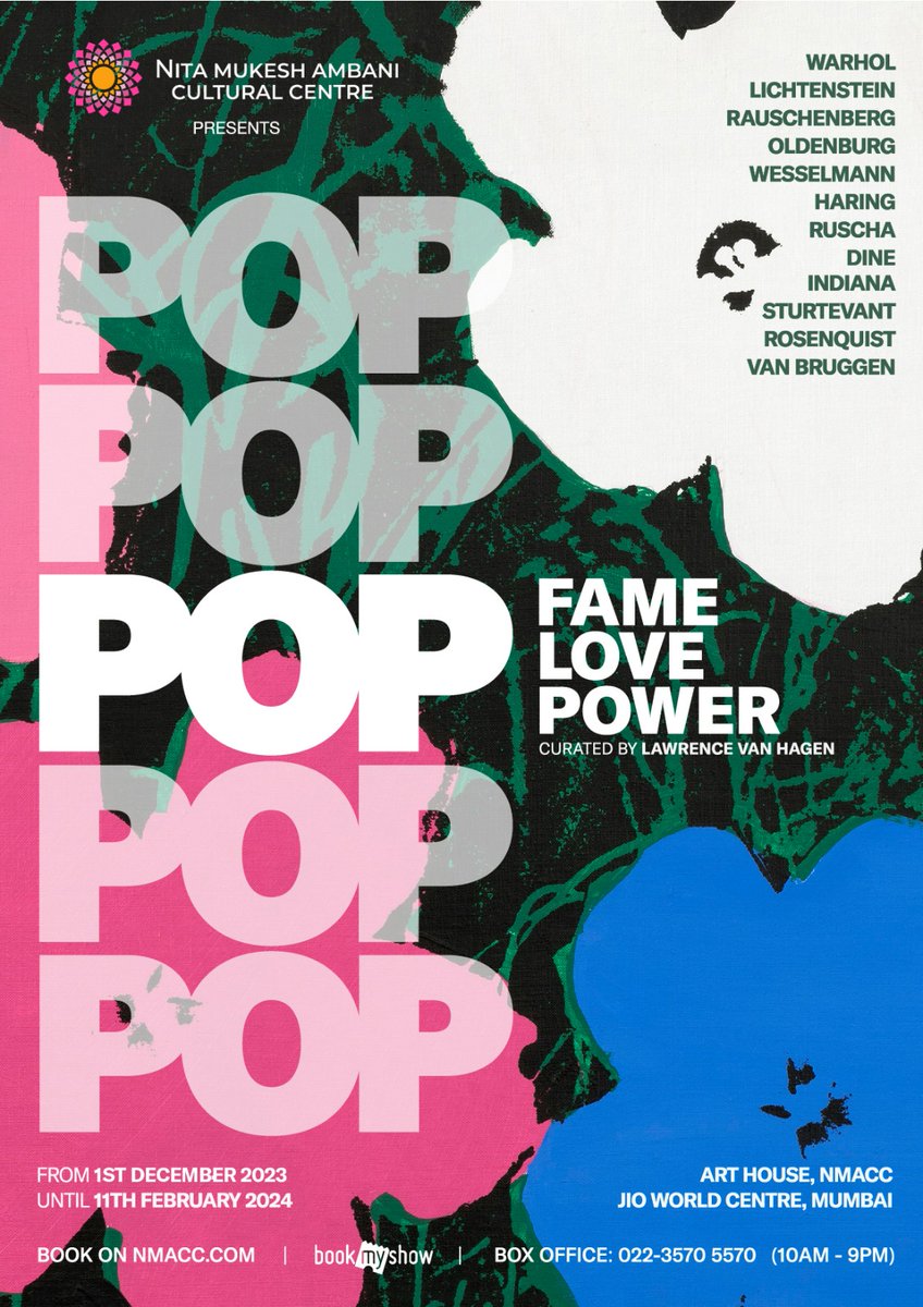 NMACC to host ‘POP: FAME, LOVE AND POWER’ exhibition curated by Lawrence Van Hagen