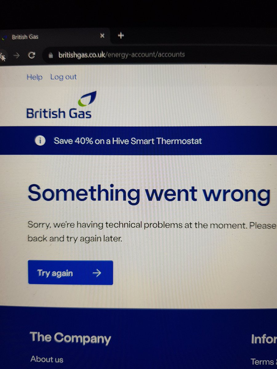 PaulField1's tweet photo. @BritishGas yet again rubbish customer experience https://t.co/O8d7uvFDog