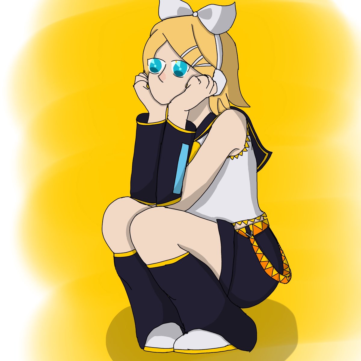 Ge0rgecarrots's tweet photo. Rin‼️‼️ #art #kagaminerin #projectSEKAI #vocloid https://t.co/atajqlh8cQ