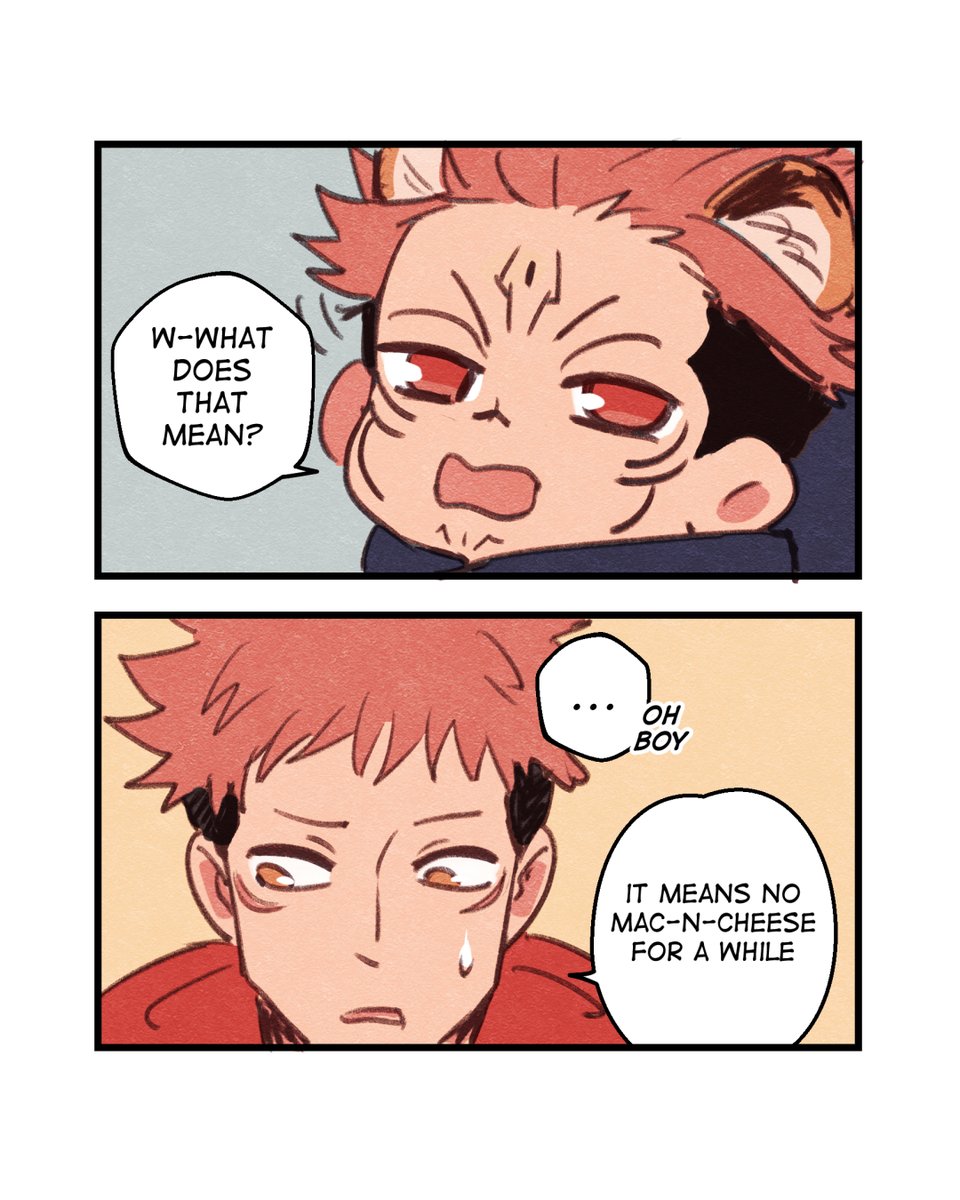 #jjk Tiger Cub AU: he's too chonky 😭 