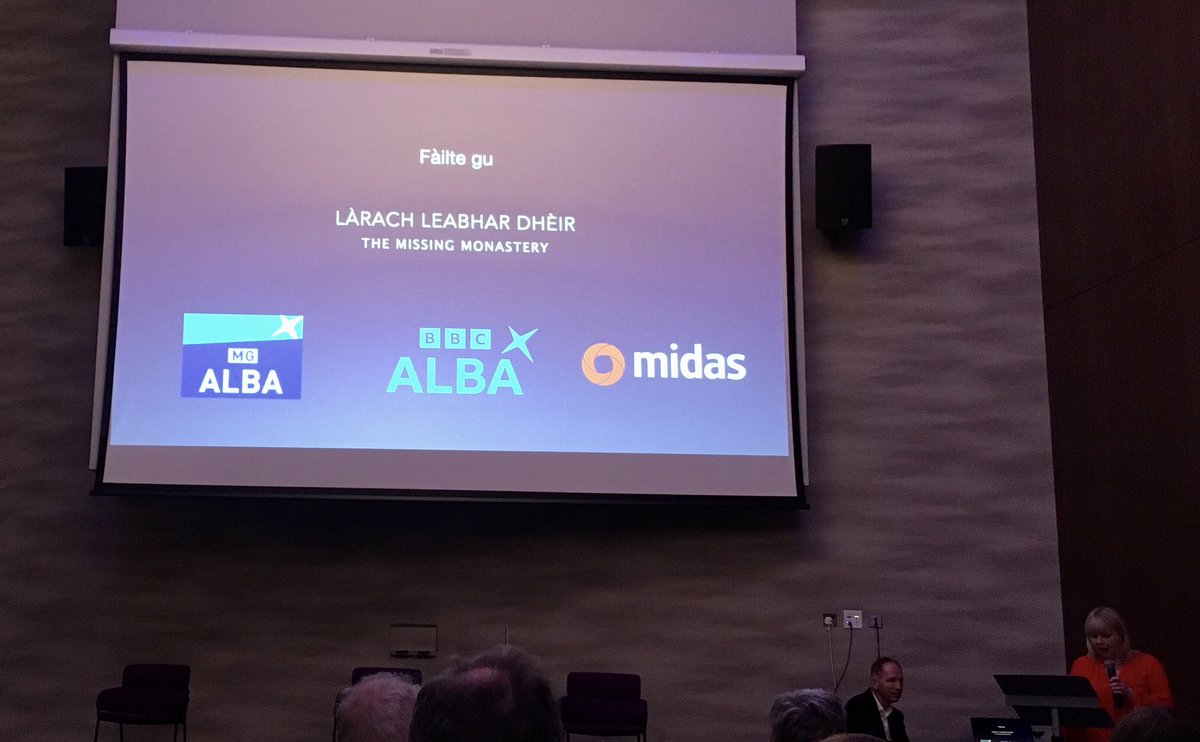 mudarrisa's tweet photo. Absolutely thrilled to have been invited to the preview of this #BBCAlba film about the #bookofdeer . How exciting that the site of the #monastery has now been identified https://t.co/P7okBfnTj9