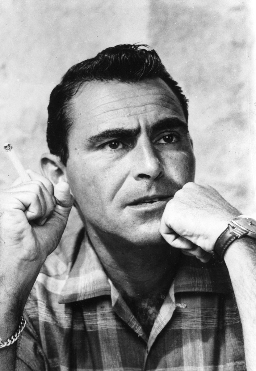 AnneSerling's tweet photo. Someplace between apathy and anarchy is the stance of the thinking human being; he does embrace a cause; he does take a position, and can't allow it to become business as usual. Humanity is our business. 
~ Rod Serling https://t.co/zLQvDTg22s