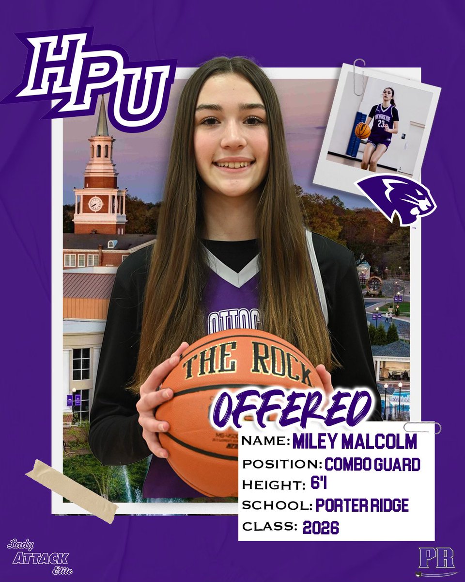 After a great visit w/ <a href="/katie_clayman/">Katie Clayman</a> <a href="/CoachBanburyHPU/">Chelsea Banbury</a> I’m super excited &amp; blessed to receive an offer from <a href="/HPUWBB/">HPU Women's Basketball</a> ! Thank you so much for this opportunity &amp; thank you to all my coaches for believing in me!  
<a href="/Assist_U_/">AssistU Recruiting</a> <a href="/LADYATTACKELITE/">Lady Attack Elite Basketball</a> <a href="/FOPBasketball/">Coach Anthony George</a> <a href="/CoachMalcolm1/">Coach Malcolm</a>