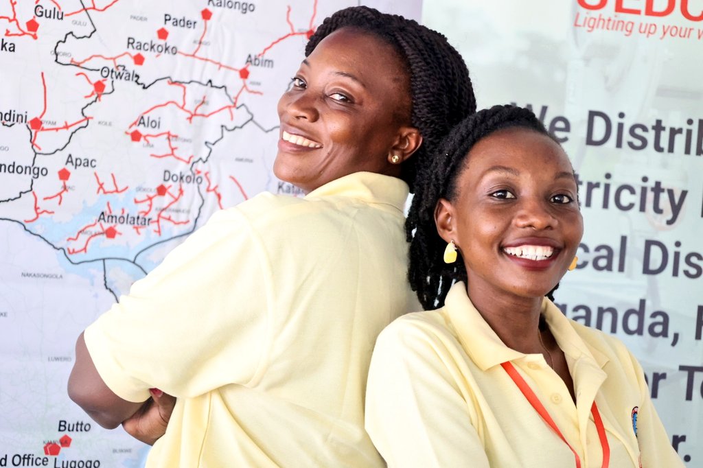 UEDCLTD's tweet photo. #UEDCLUpdate:The National Distributor-UEDCL congratulates the @MEMD_Uganda for organising a successful #EnergyWeek, #PowerForum &amp; Renewable Energy conference &amp;Expo. To achieve this on behalf of UEDCL,Our stall was manned by the pretty souls Noeline &amp; Colline. We are proud of you. https://t.co/zJaorgcjiZ