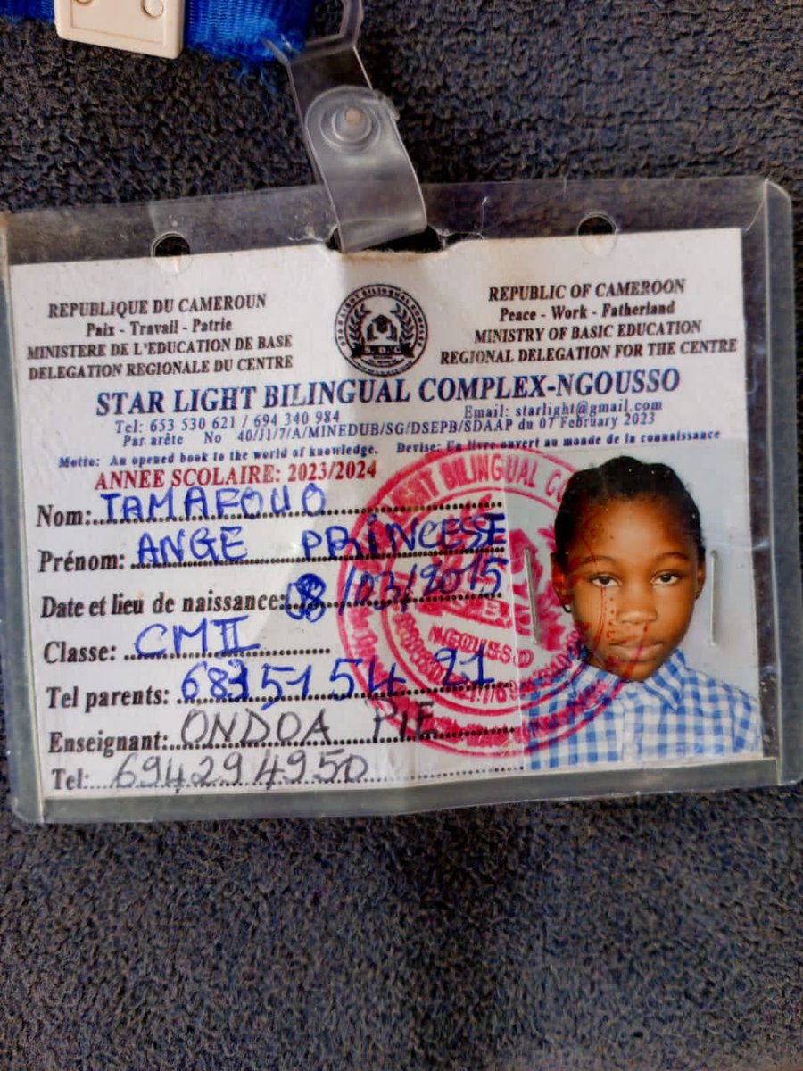 ErnisSlam's tweet image. Matin triste.
Depuis hier à Yaoundé, quartier Ngousso, mes deux petites cousines sont introuvables.
Merci de partager afin de nous aider à les retrouver.