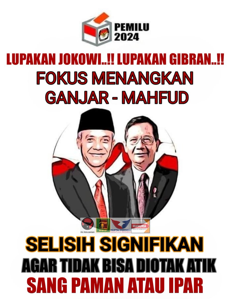 SunyotoJack's tweet photo. @ch_chotimah2 @ganjarpranowo @mohmahfudmd π€π€π€π€π€#3Metal https://t.co/vaYLBDkgLZ