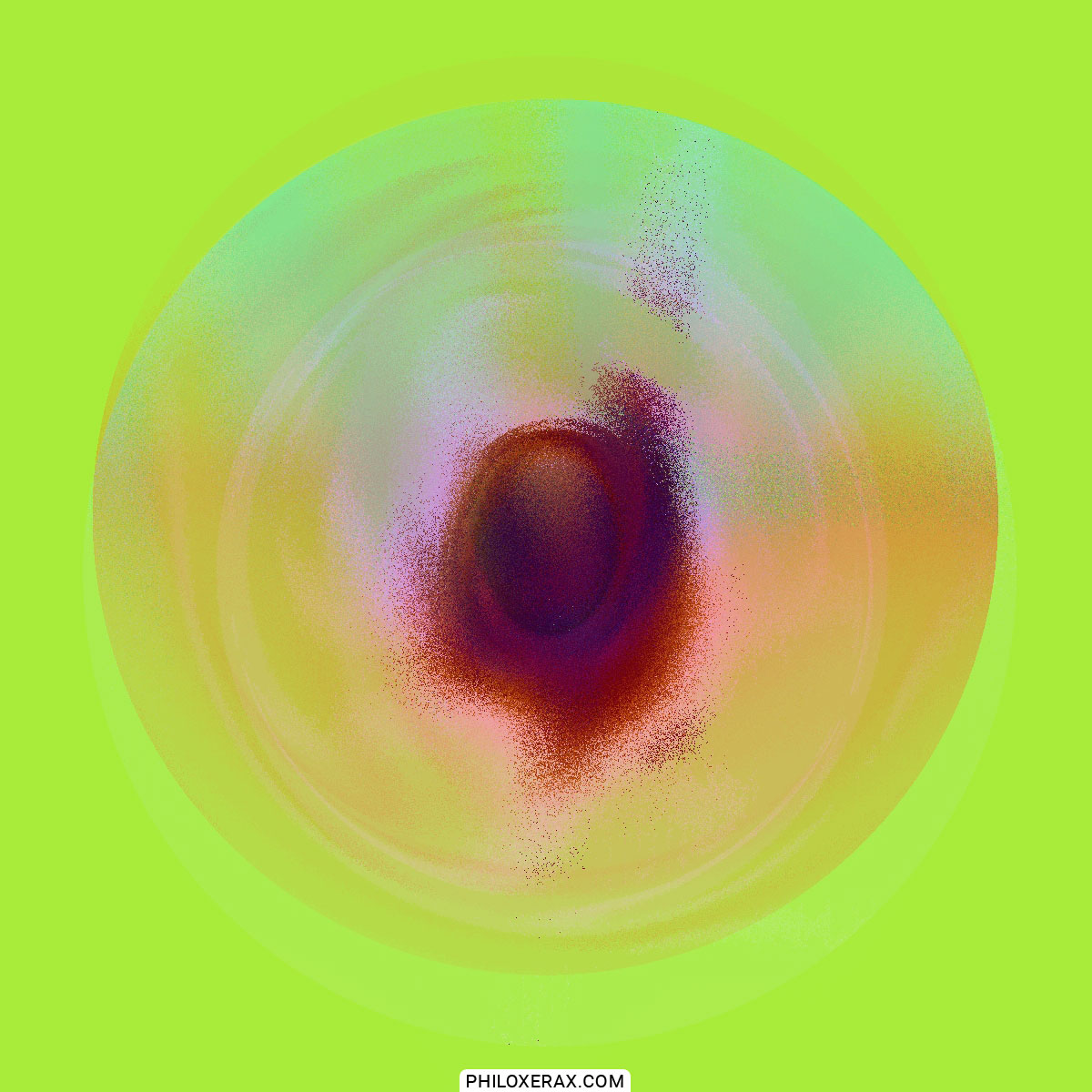 Philoxerax's tweet image. Fractal 140 A - Dark egg - Part of BEYOND series - not generated by AI - 11.2023

#soul #obscuration #karma #path #suffering #wrong #fate #green #fractal #fractalart #digitalart #scienceart #abstract #noAI #humanart