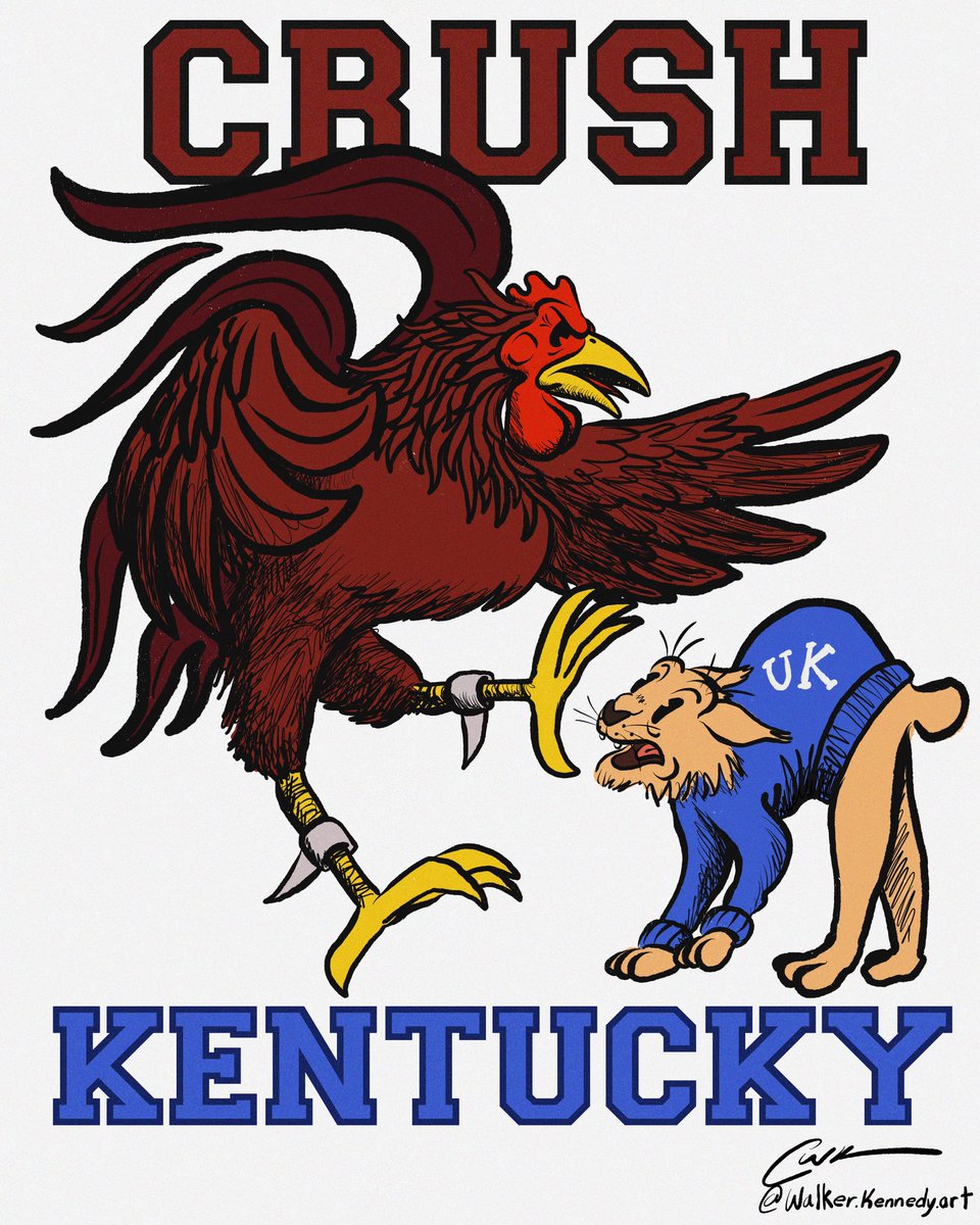 WalkerkART1's tweet image. Happy Game Day, Gamecocks!!! Beat KENSUCKY!!!