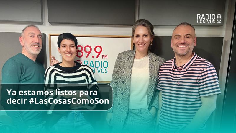 📻 Ya estamos listos para decir #LasCosasComoSon con <a href="/pablodeleon1/">Pablo de León</a>  

🚘 Autos y deportes <a href="/pampaleturia/">Gaston Leturia</a> 
💸 Economía con <a href="/natdona/">Natalia Donato</a> 
🎧 Música con <a href="/peyizambrano/">Peyi</a>  
🎙 La voz de <a href="/AlejandritaArce/">Alejandra Soledad Arce</a> 
🎚En los controles <a href="/LuCamTec/">LUcas CAMpos</a>