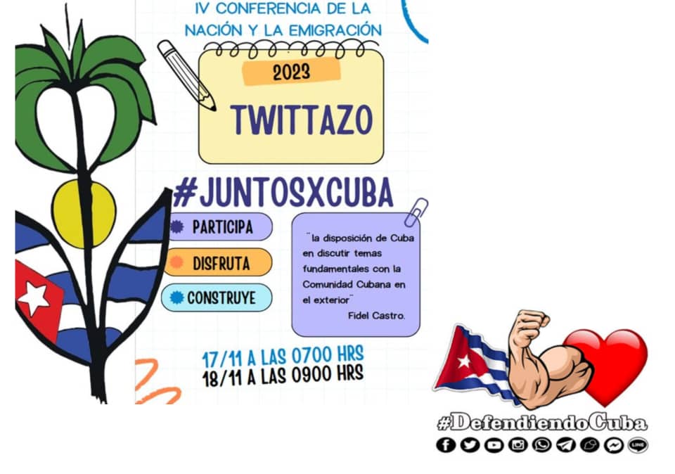 #FidelPorSiempre : 'A la Comunidad hay que respetarla. La Comunidad existe' . 👇 Palabras que marcan las relaciones de la Revolución con los cubanos que viven en el exterior ‼️ IV Conferencia de la Nación y la Emigración hoy y mañana desde #Cuba‼️ #JuntosXCuba #DefendiendoCuba