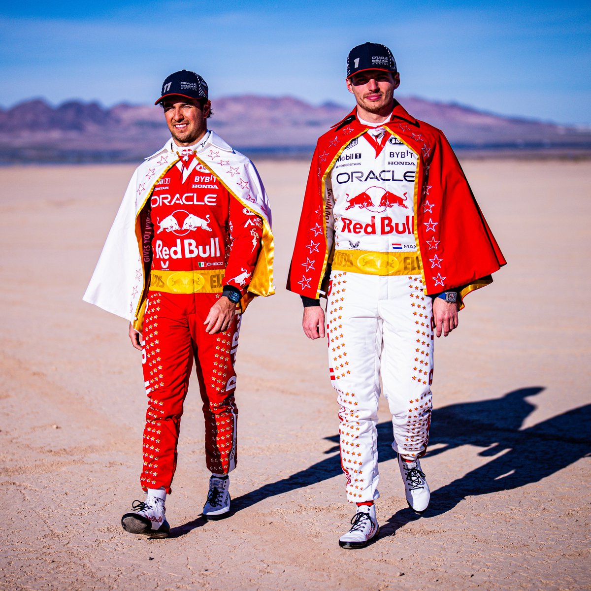We can't help falling in love with... our #LasVegasGP suits ⚪️🔴