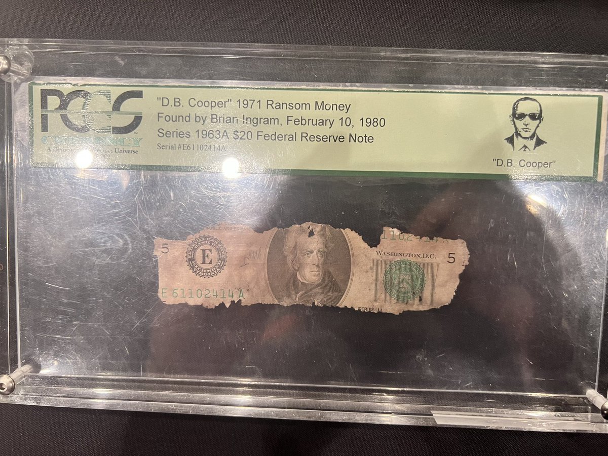 Had an incredible day at #CooperCon2023 at the #MuseumofFlight! Sat beside the REAL D.B. Cooper! Saw and held some #DBCooperRansomMoney and #NorthwestOrientFlight305 tickets. Heard firsthand accounts of the #DBCooperMystery. What a day for #AviationHistory & #UnsolvedMysteries!…