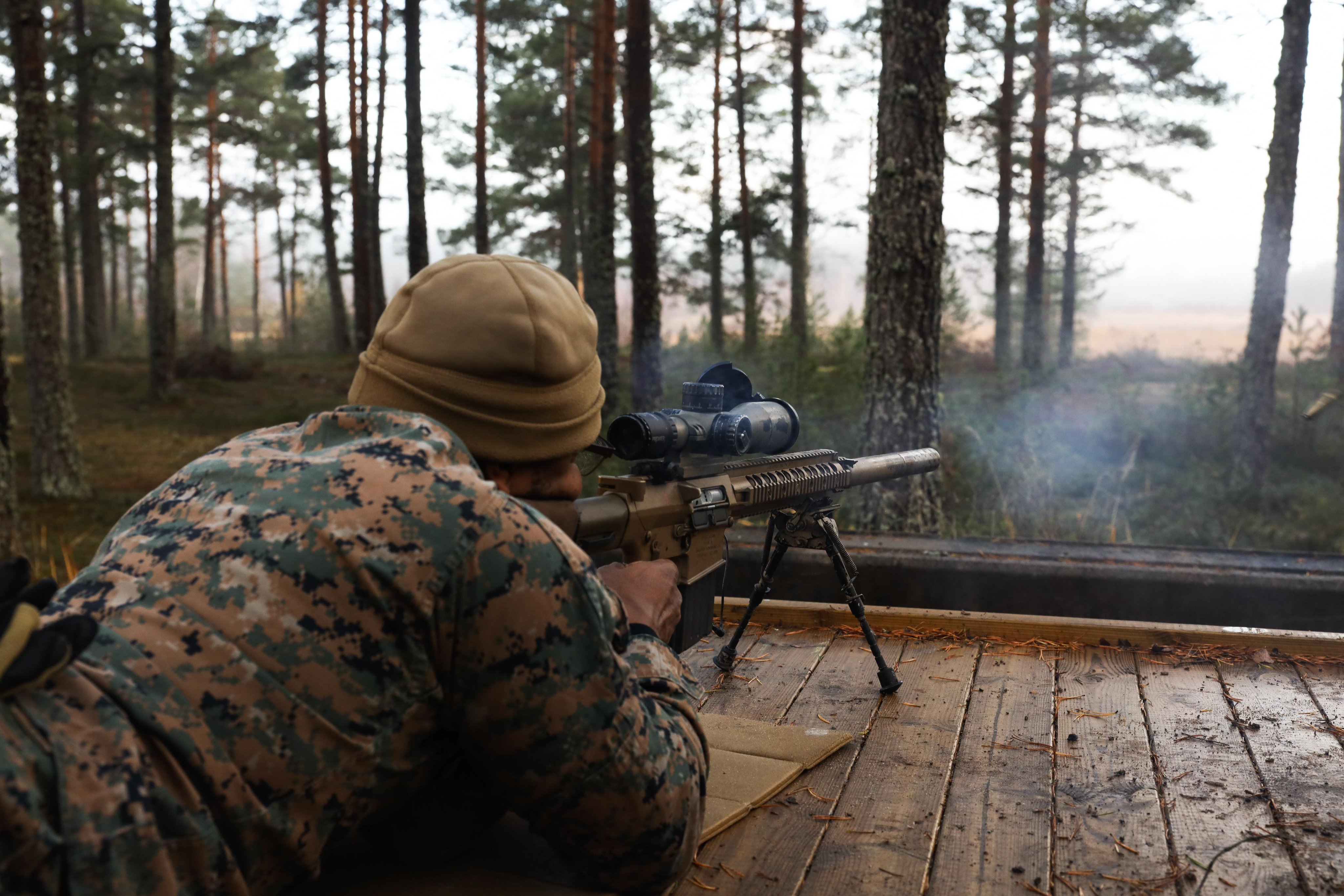 U.S. Marines on X: #Marines conduct a live-fire sniper range