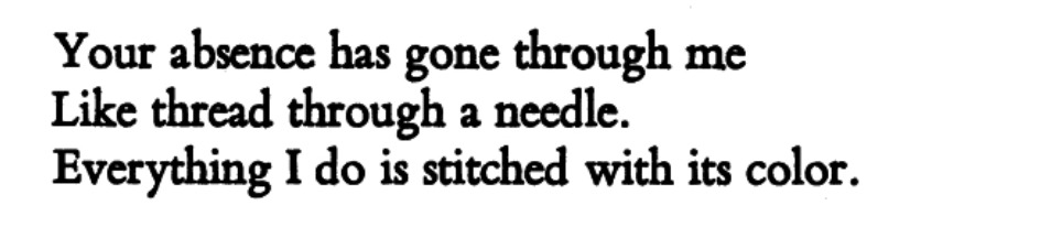 lovedropx's tweet photo. – W. S. Merwin, from Separation https://t.co/Sweo0pbThk