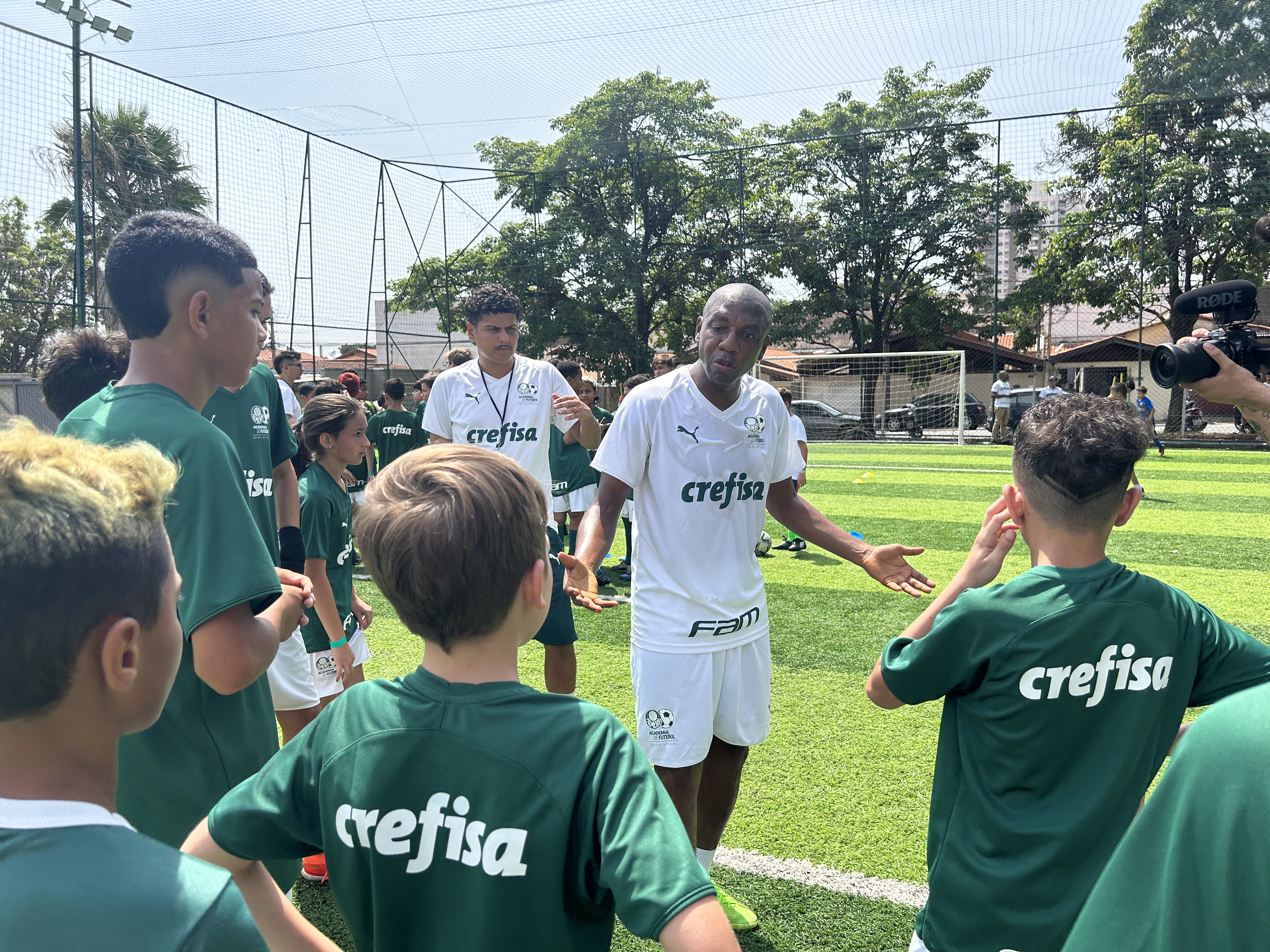 VOCÊ VIU? Amaral esteve presente em evento do Verdão