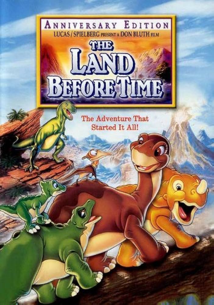 ¡Hoy celebramos el inicio de una emocionante aventura! 🦕📷<🌿 
El 18 de noviembre de 1988 se estrenó la primera entrega de la franquicia 'The Land Before Time'. 
Para sumergirte en la era de los dinosaurios, te recomiendo ver la película original 📷#TheLandBeforeTime 🦖