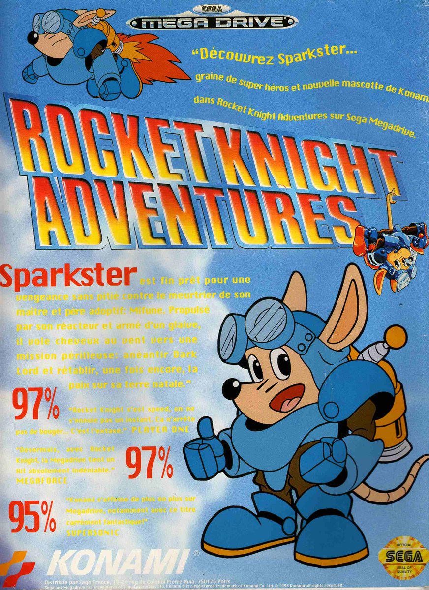 AllmightoFranky's tweet photo. La pub dans les mags JV des #80s #90s!Pubs vues dans un #ConsolesPlus,du jeu #Gameboy de chez #GameTek,#LethalEnforcers sur #Megadrive et #MegaCD,#BlancoWorldClassRugby sur #SuperNintendo et la pépite #RocketKnightAdventures sur la #Megadrive!!! #retro #retrogaming #culturepub https://t.co/5qnXpkuovh