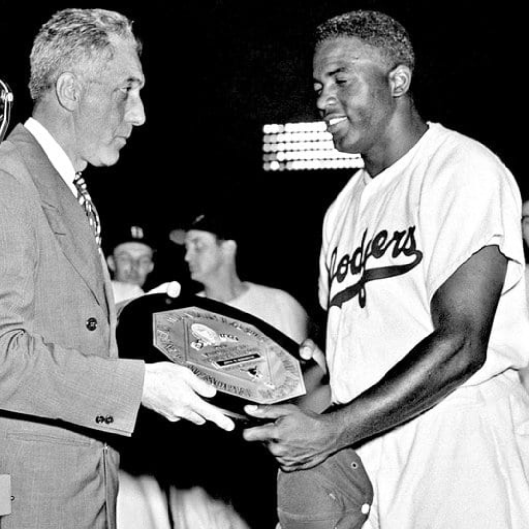 #OnThisDay November 18, 1949--Robinson is named the National League Most Valuable Player with a .342 batting average, 37 stolen bases, second in the league for both doubles and singles, and 124 runs batted in with 122 runs scored.