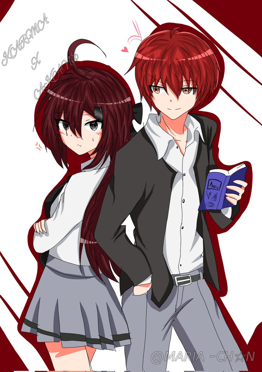 Assassination classroom Oc x Karma 
❤❤❤✨✨✨💖💖💜💜💜💞💞
Akane Izuka 
     X
Karma akabane 

Sooo kawaiii