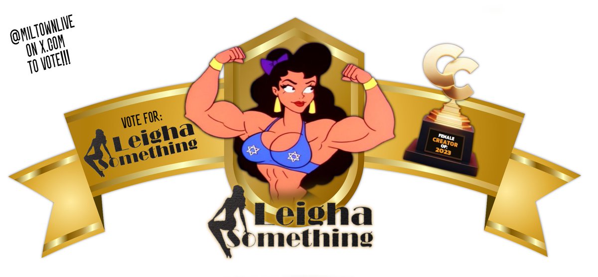 MILTOWNSBEST1's tweet image. I am officially endorsing write in nominee @LeighaSomething  for FEMALE CREATOR of 2023!
Leigha is a MAJOR part of the Commentary Community and she needs to win! 
Show Leigha your #dailylove and vote for her below:
strawpoll.com/kogjkmLLNZ6
