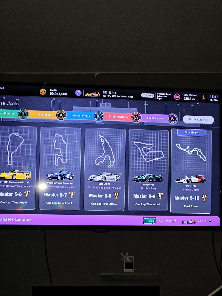 _Tupox_'s tweet photo. Finally! #GT7 #SuperLicense #AllGold https://t.co/gK5BBaypdT