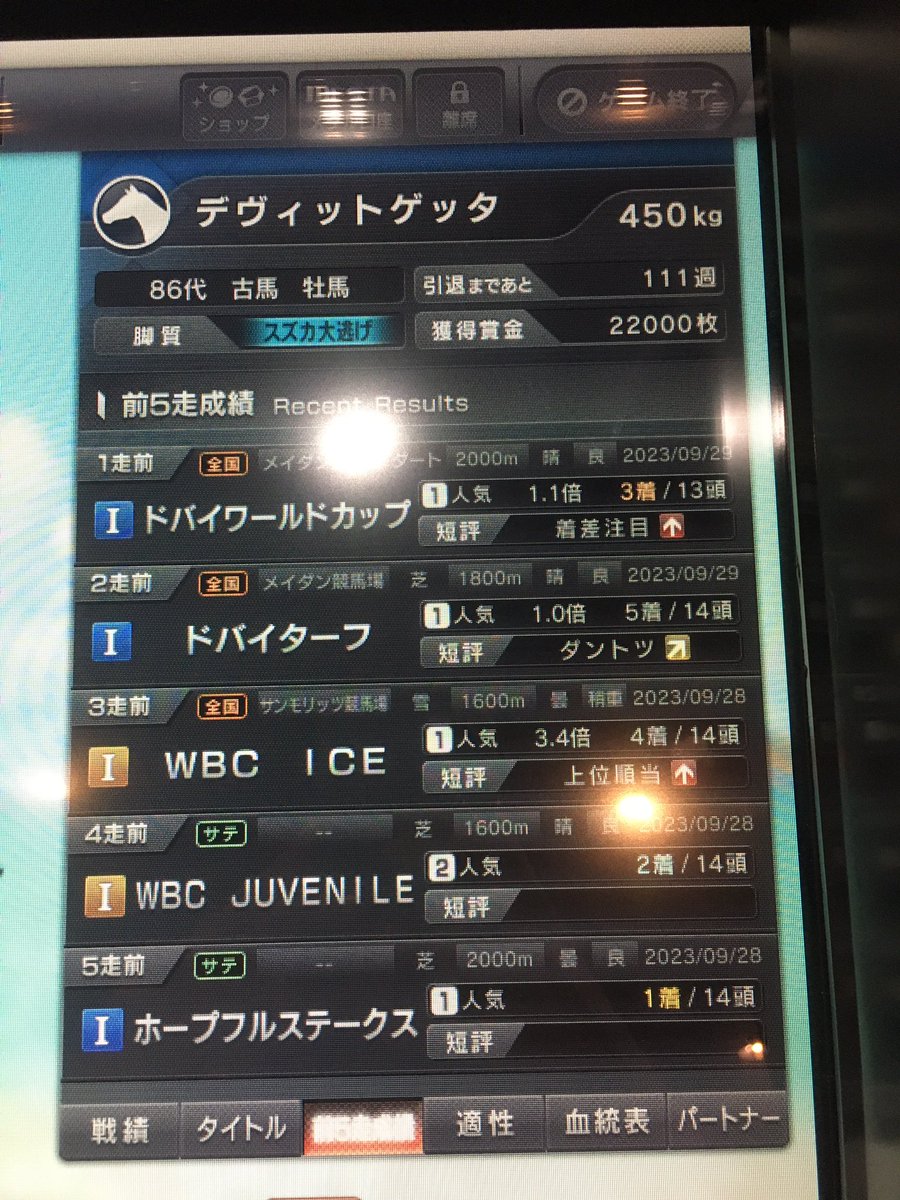 SIMPSON_shpark's tweet photo. 厩舎初のミリオン馬を引退しました‼️

WBC後の海外初戦単独５着で、中止と" "鳥取男"に言われましたが、爆走してくれました🤣
この馬にも感謝して、次の発動も頑張ります💪 https://t.co/4ViJqIIMcx